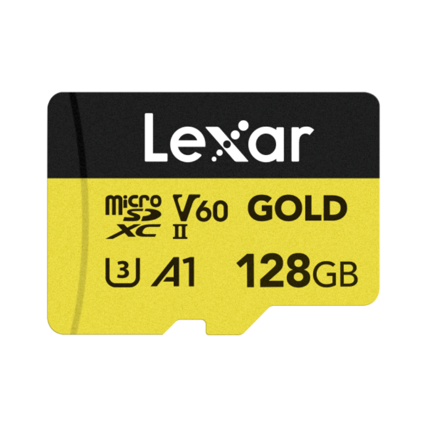 128GB Micro - Lexar® Professional GOLD microSDXC™ UHS-II Card (280MB/s)